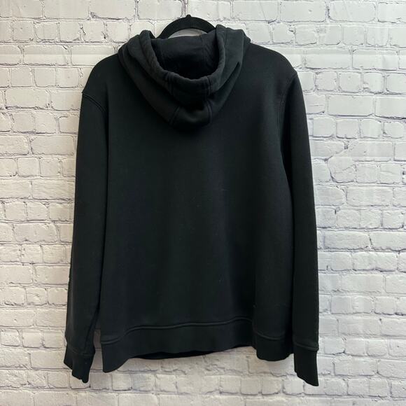 Carhartt Black Clarksburg Graphic Sleeve Hoodie Sweatshirt 1X (16W-18W) Work - Picture 3 of 5